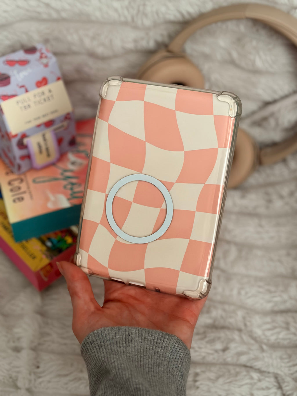 Peach Checkerboard Insert