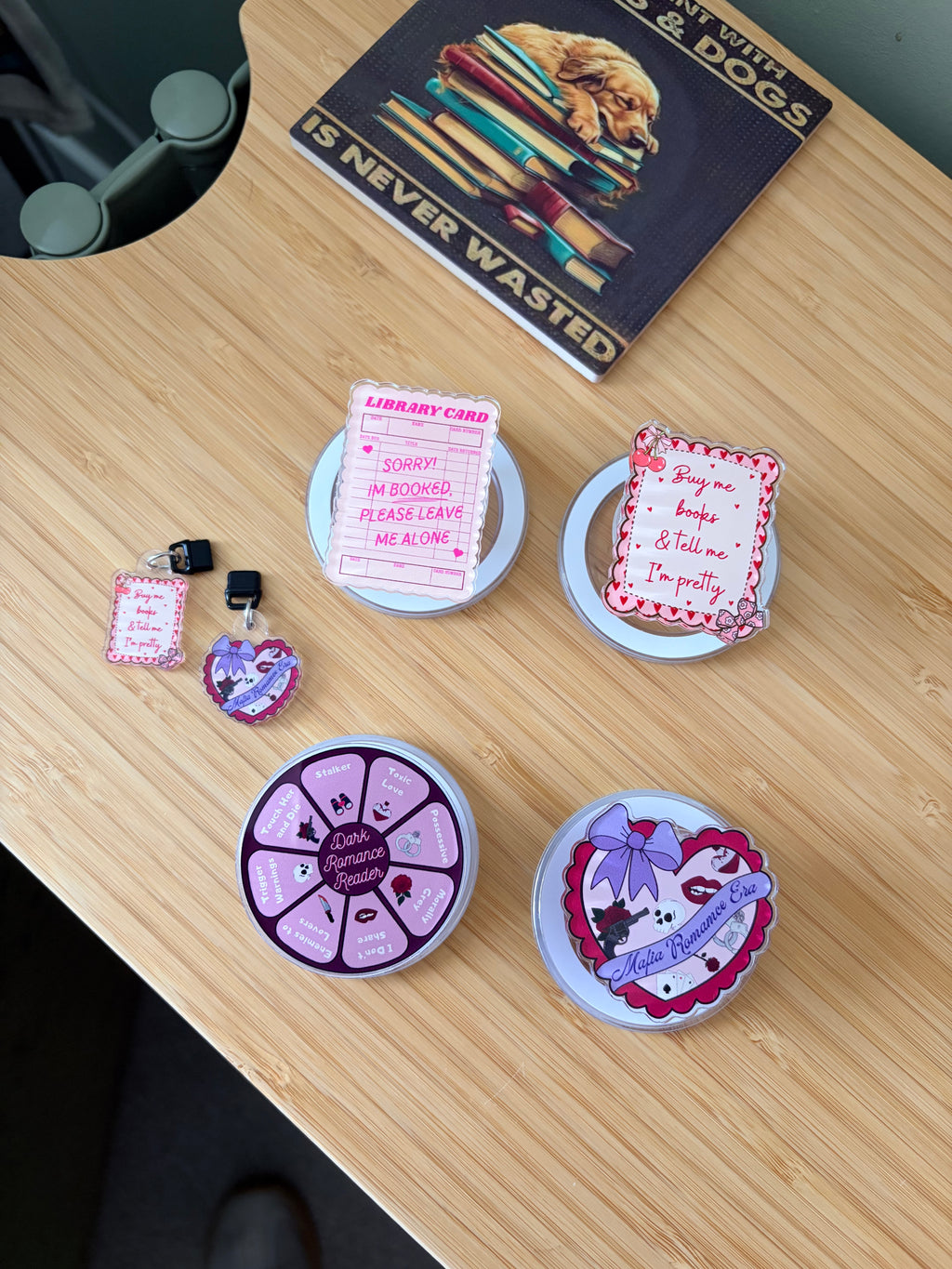 Dark Romance Spin Wheel Magnetic Grip
