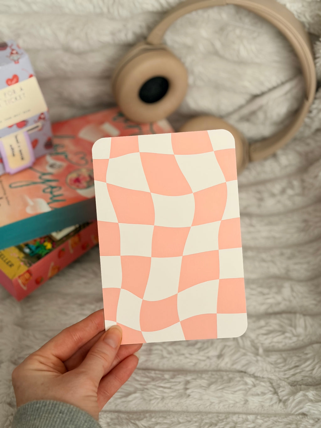 Peach Checkerboard Insert