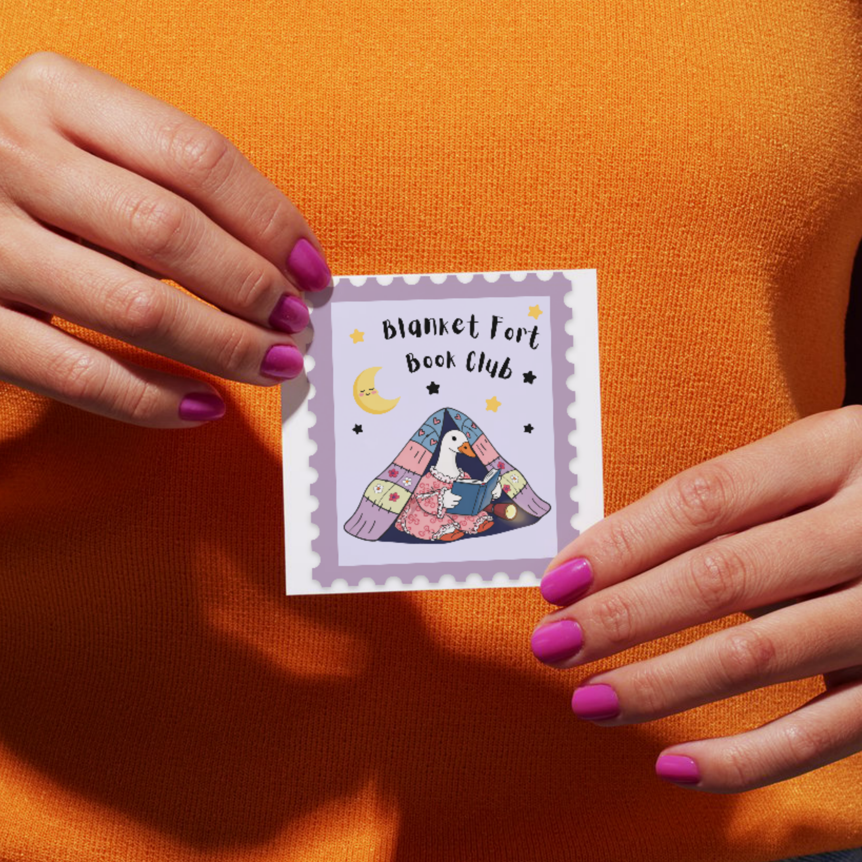 Blanket Fort Book Club PNG