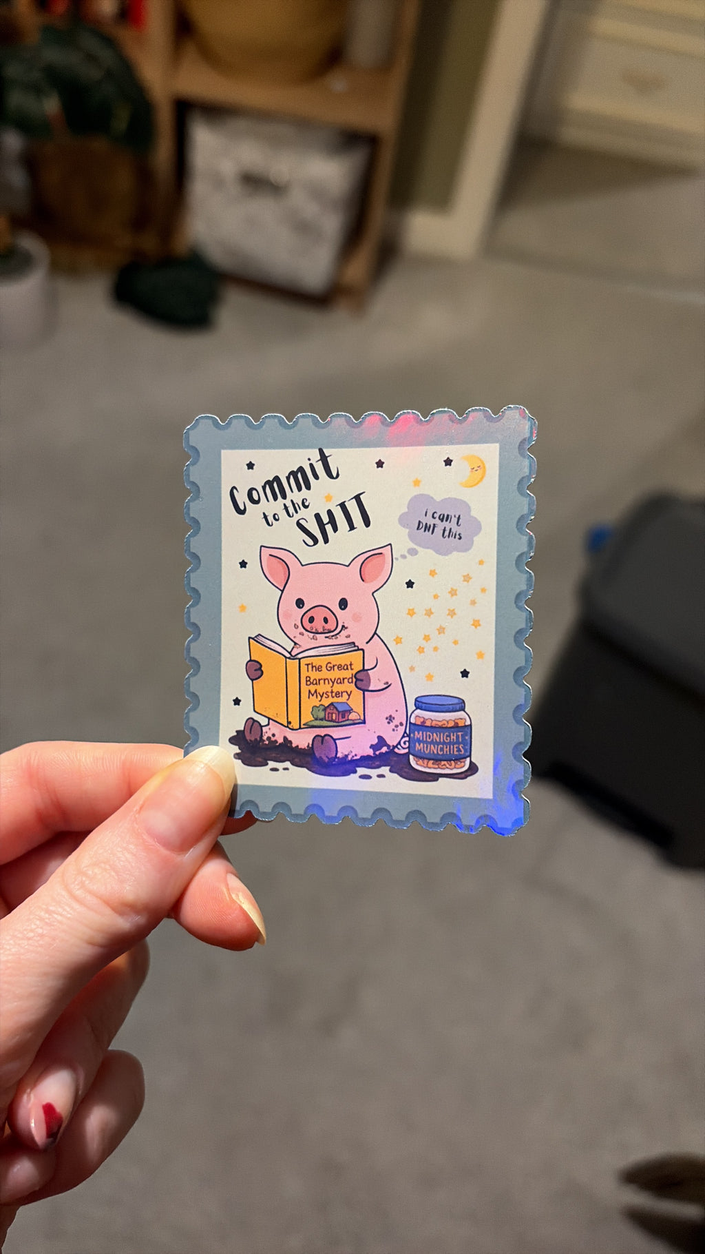 Commit to the Shit Sticker