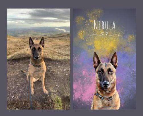 Handmade Pet Portrait Bookmark