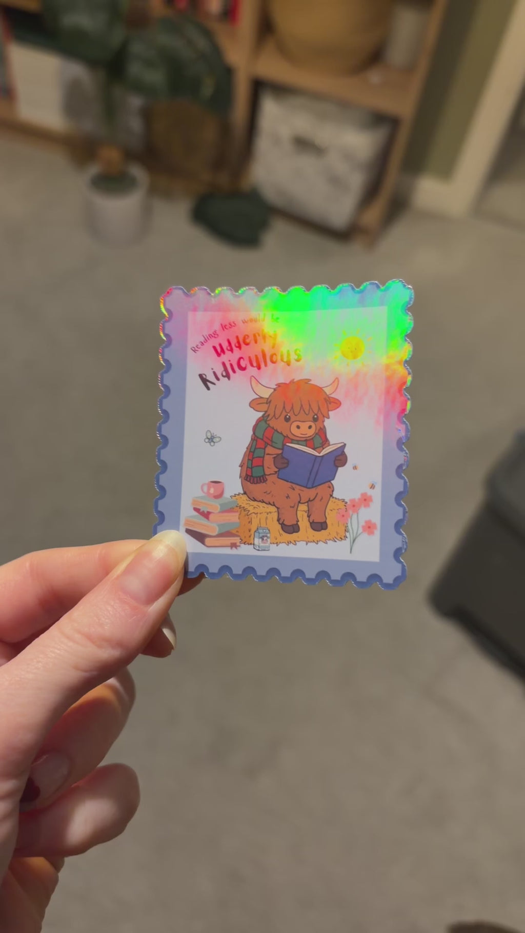 Udderly Ridiculous Sticker